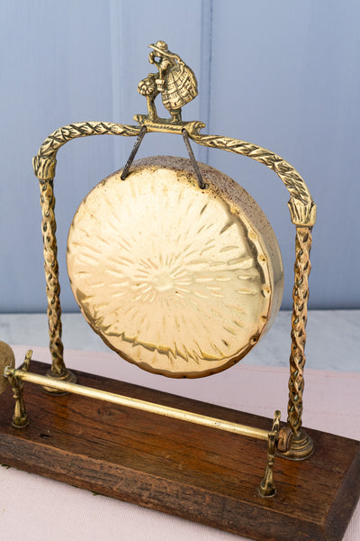 Antique Brass Dressing Gong