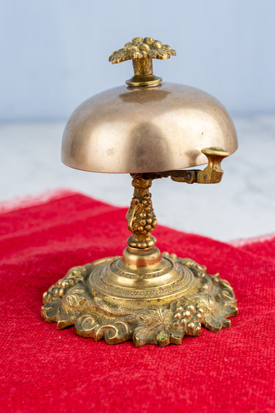 Antique Brass Hotel Bell
