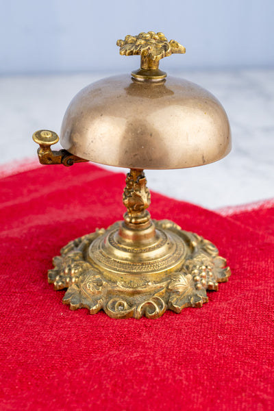 Antique Brass Hotel Bell