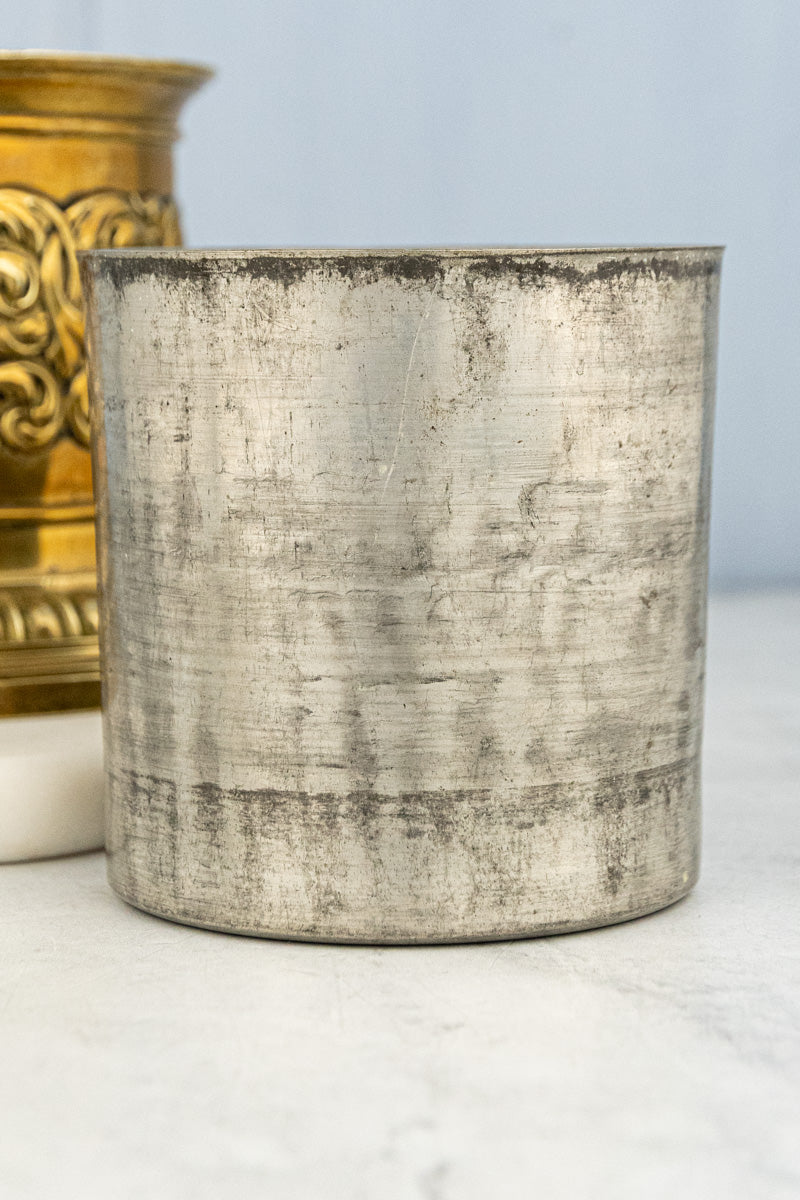 Antique Brass Tobacco Canister