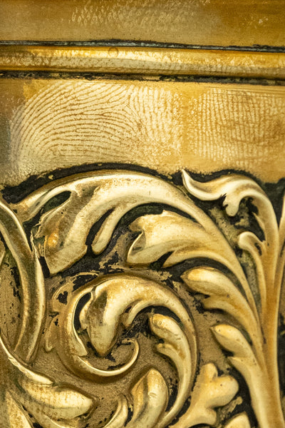 Antique Brass Tobacco Canister