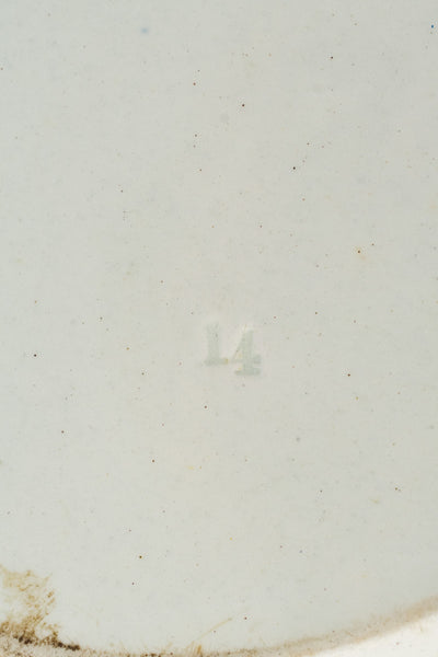 Antique Brown Transfersware Platter