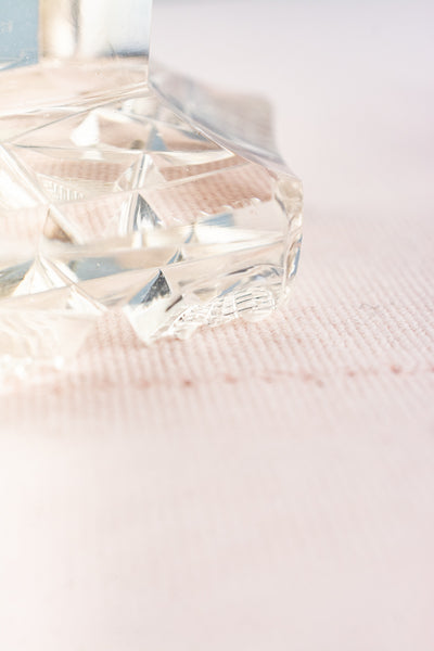 Antique Carved Crystal Perfume Decanter