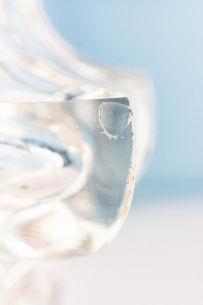 Antique Carved Crystal Perfume Decanter