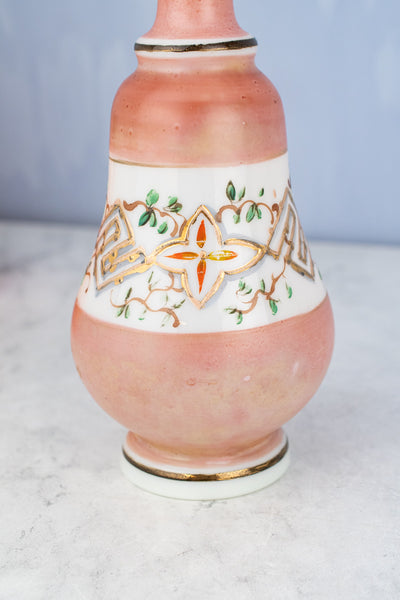 Antique Enameled Glass Vase