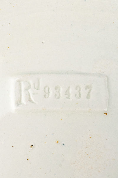 Antique English Brown Transfersware Ironstone Basin Bowl