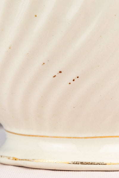 Antique Brown Transfersware Ironstone Pitcher