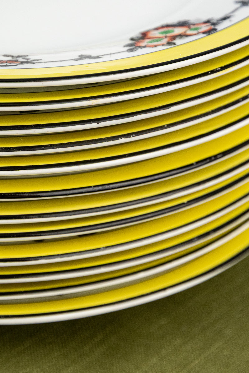 Antique English Dessert Plates - Set of 10