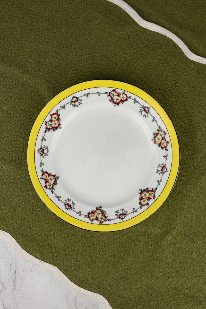 Antique English Dessert Plates - Set of 10