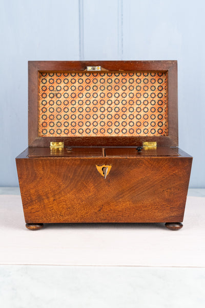 Antique English Mahogany Tea Chest