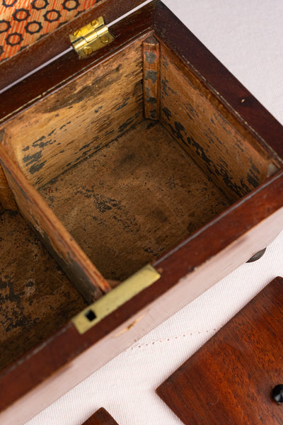 Antique English Mahogany Tea Chest