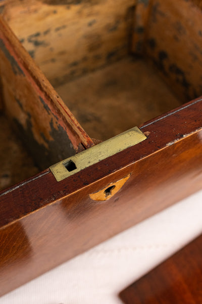 Antique English Mahogany Tea Chest