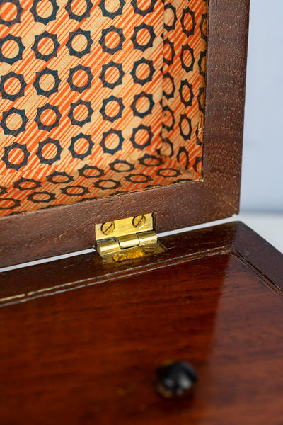 Antique English Mahogany Tea Chest