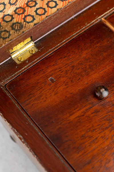 Antique English Mahogany Tea Chest