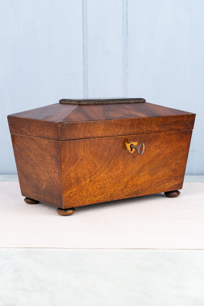 Antique English Mahogany Tea Chest