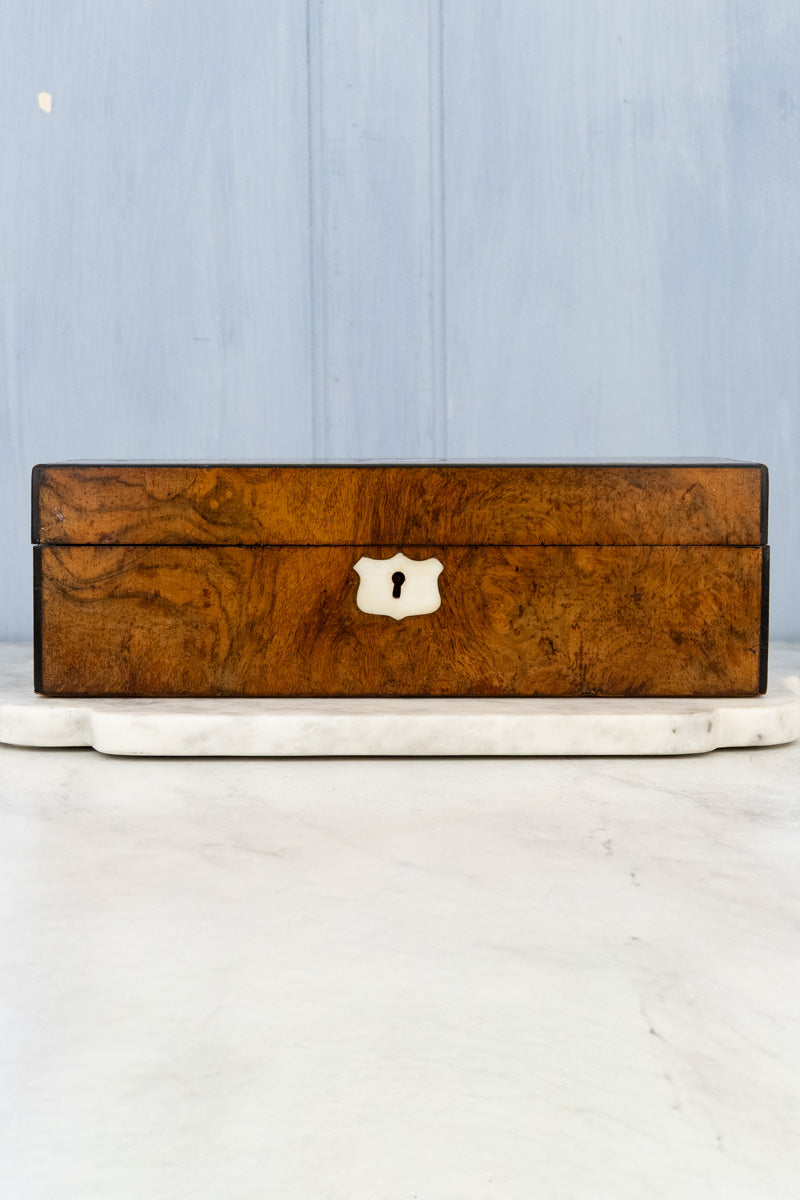 Antique English Glove / Jewelry Box, image 1 of 15