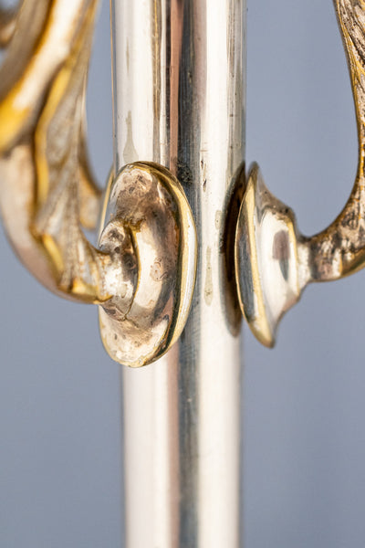 Antique English Silverplate Candelabra Pair