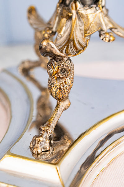 Antique English Silverplate Candelabra Pair