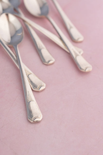 Antique English Silverplate Egg Cruet - Service for 6