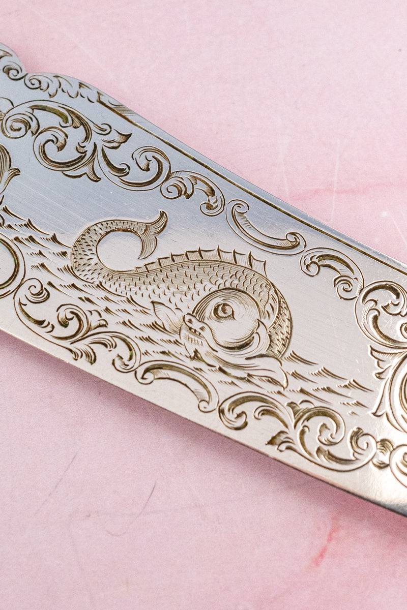 Victorian Silverplate Fish Servers