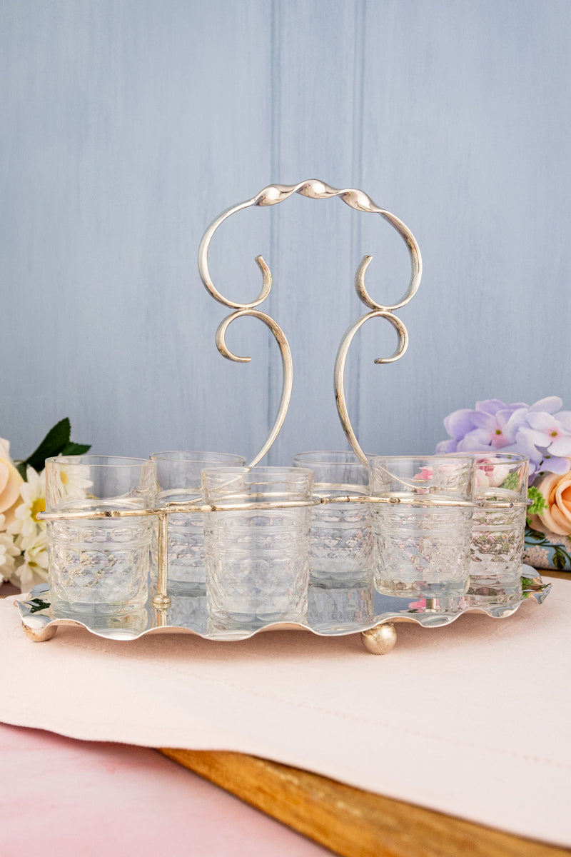 Antique English Silverplate Beverage Service