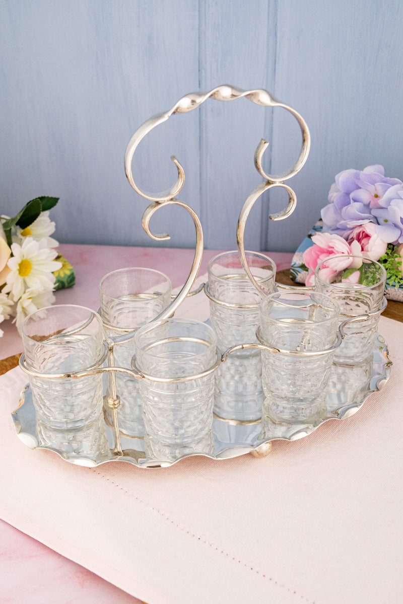 Antique English Silverplate Beverage Service
