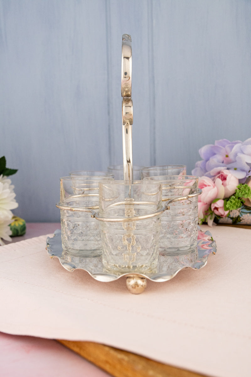 Antique English Silverplate Beverage Service