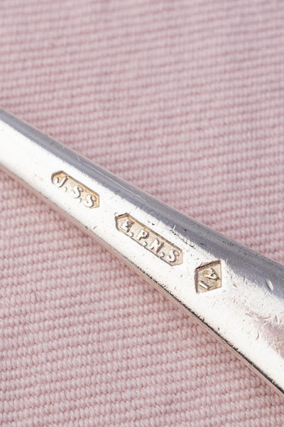 Antique English Silverplate Sardine Fork