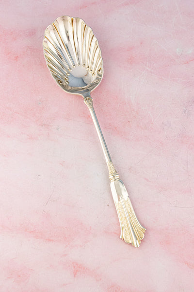 Antique Silverplate Serving Spoons