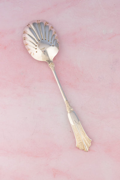 Antique Silverplate Serving Spoons