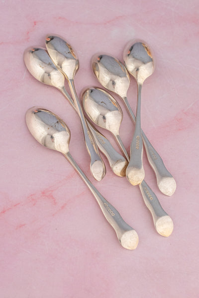 Antique English Silverplate Teaspoon Set - Service for 6