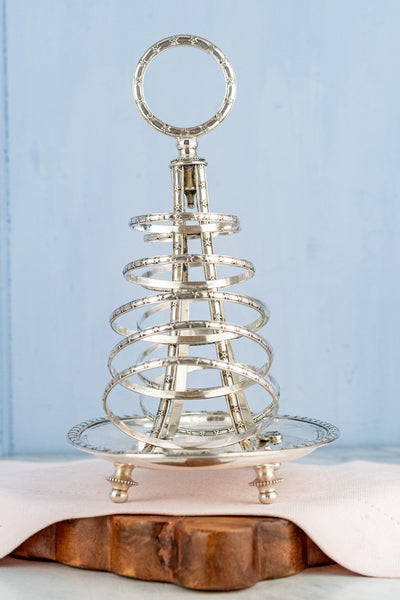 Victorian Silverplate Toast Rack