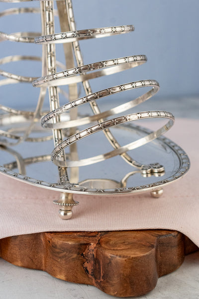 Victorian Silverplate Toast Rack