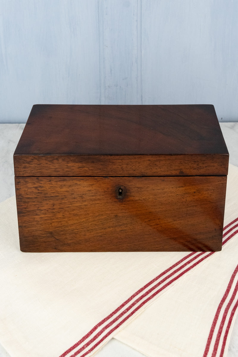Antique English Wooden Tea Chest