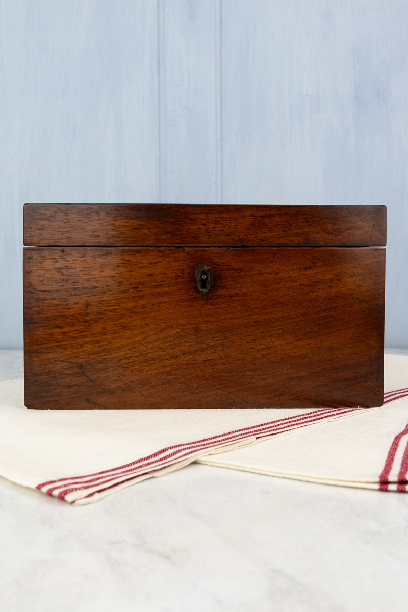 Antique English Wooden Tea Chest