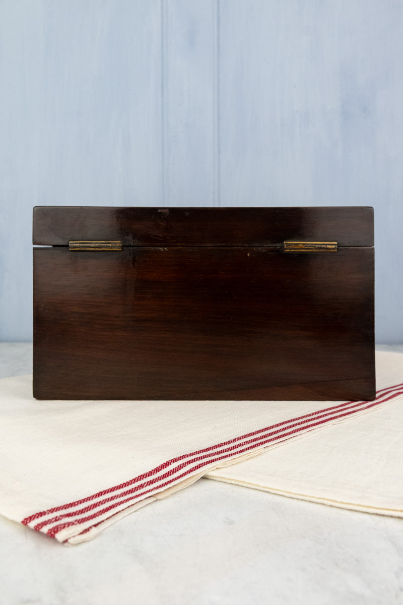 Antique English Wooden Tea Chest