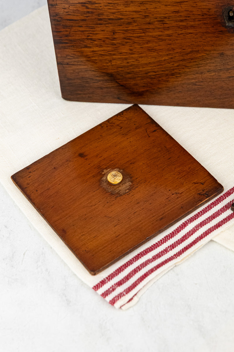 Antique English Wooden Tea Chest