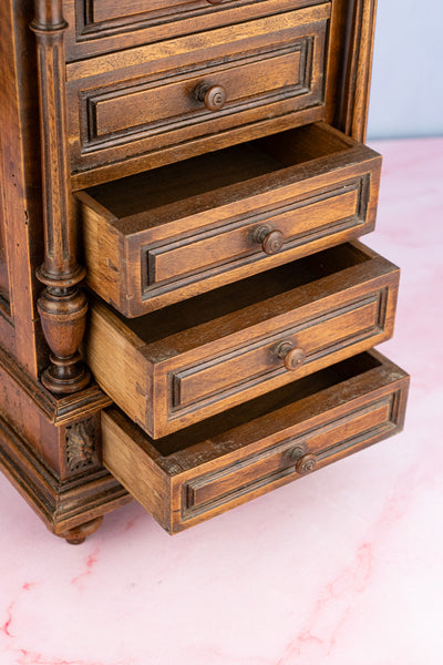 Antique French Apprentice's Cabinet