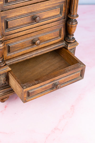 Antique French Apprentice's Cabinet