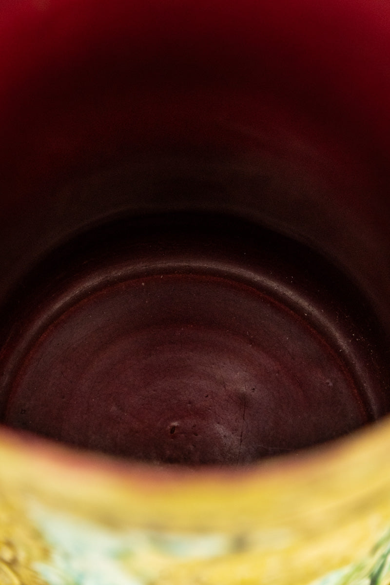 Antique French Barbotine Pitcher, image 11 of 13