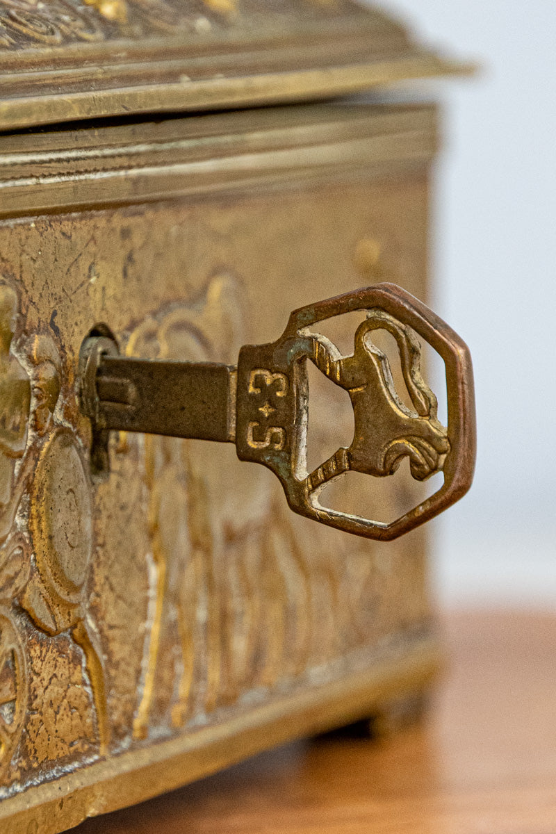 Antique German Brass Box