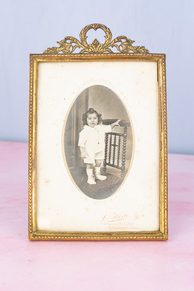 Antique French Bronze Frame