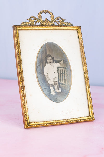 Antique French Bronze Frame