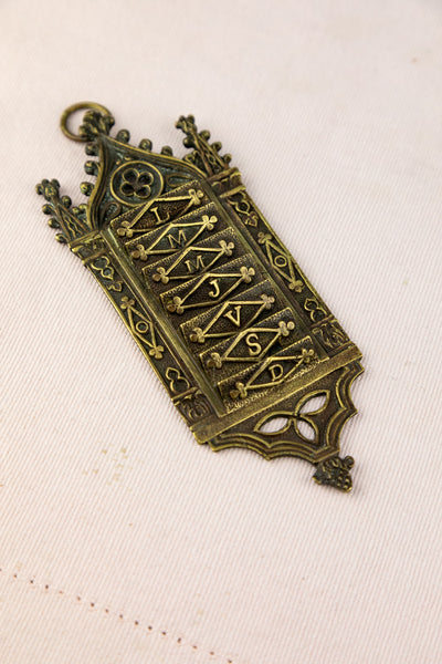 Antique French Bronze Weekly Planner
