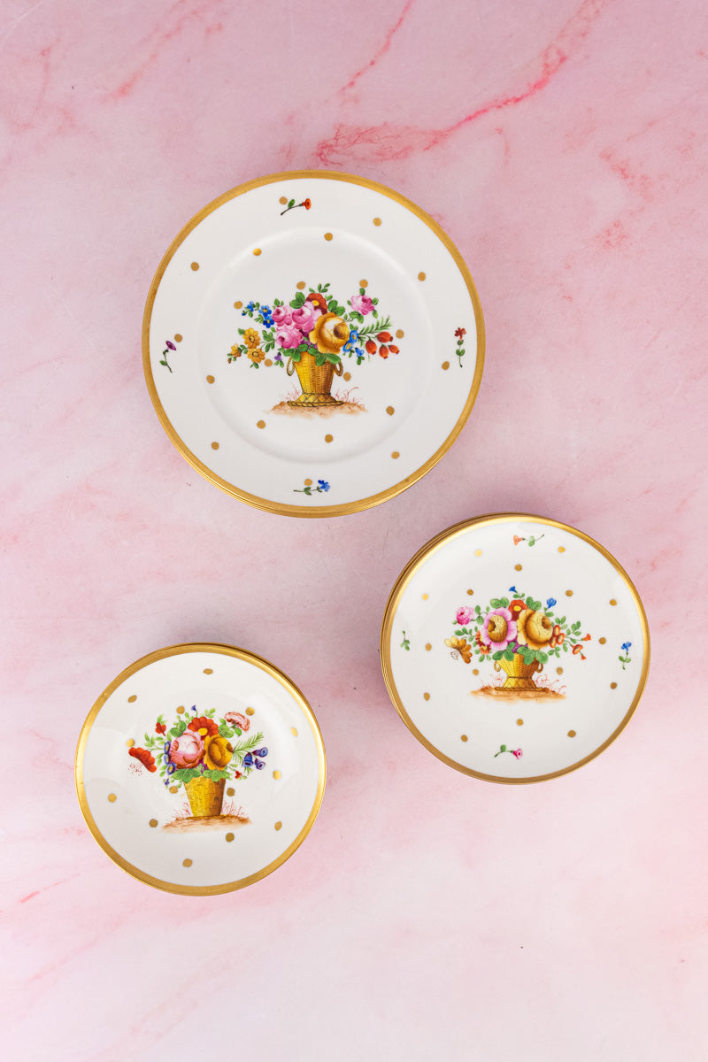 Antique French China for 4 - Prices Vary