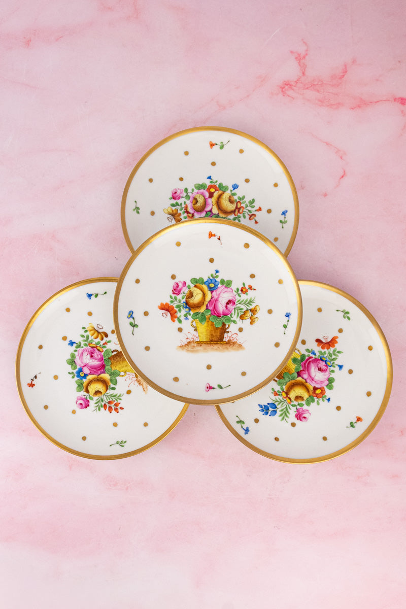Antique French China for 4 - Prices Vary