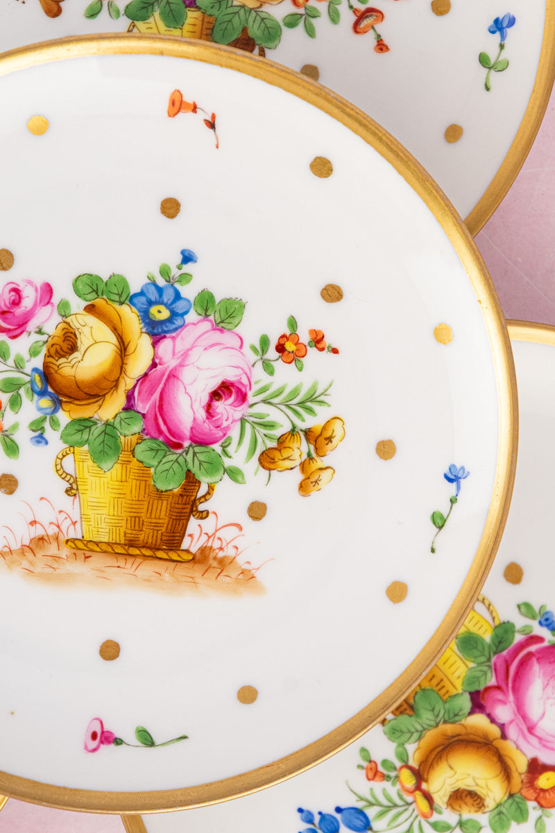 Antique French China for 4 - Prices Vary