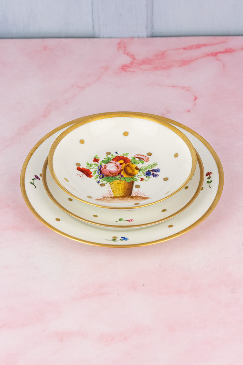 Antique French China for 4 - Prices Vary