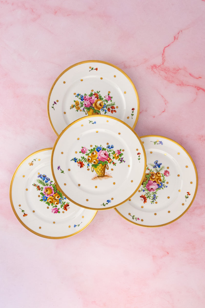 Antique French China for 4 - Prices Vary