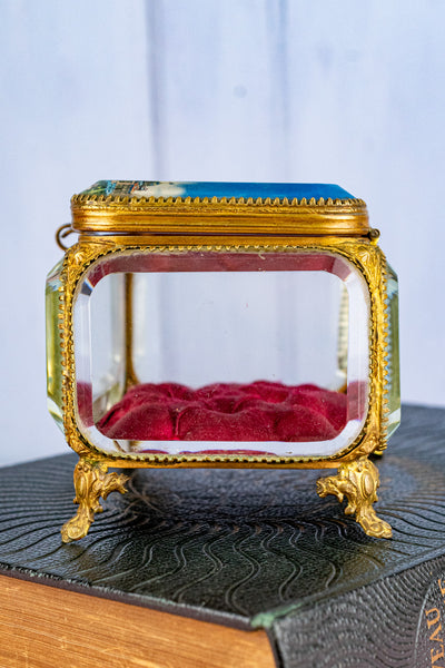 Antique French Eiffel Tower Jewelry Box